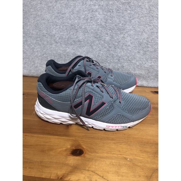 New Balance Speed Ride Womens Size 10 Gray/ Pink Athletic Casual Shoes - Picture 3 of 11